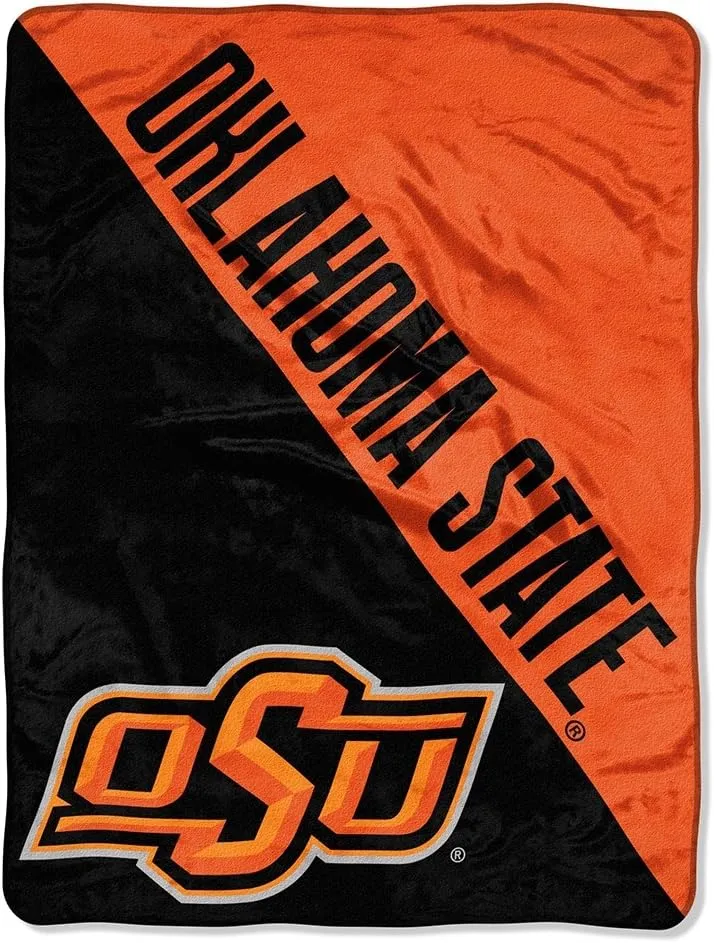 NORTHWEST NCAA Unisex-Adult Micro Raschel Throw Blanket