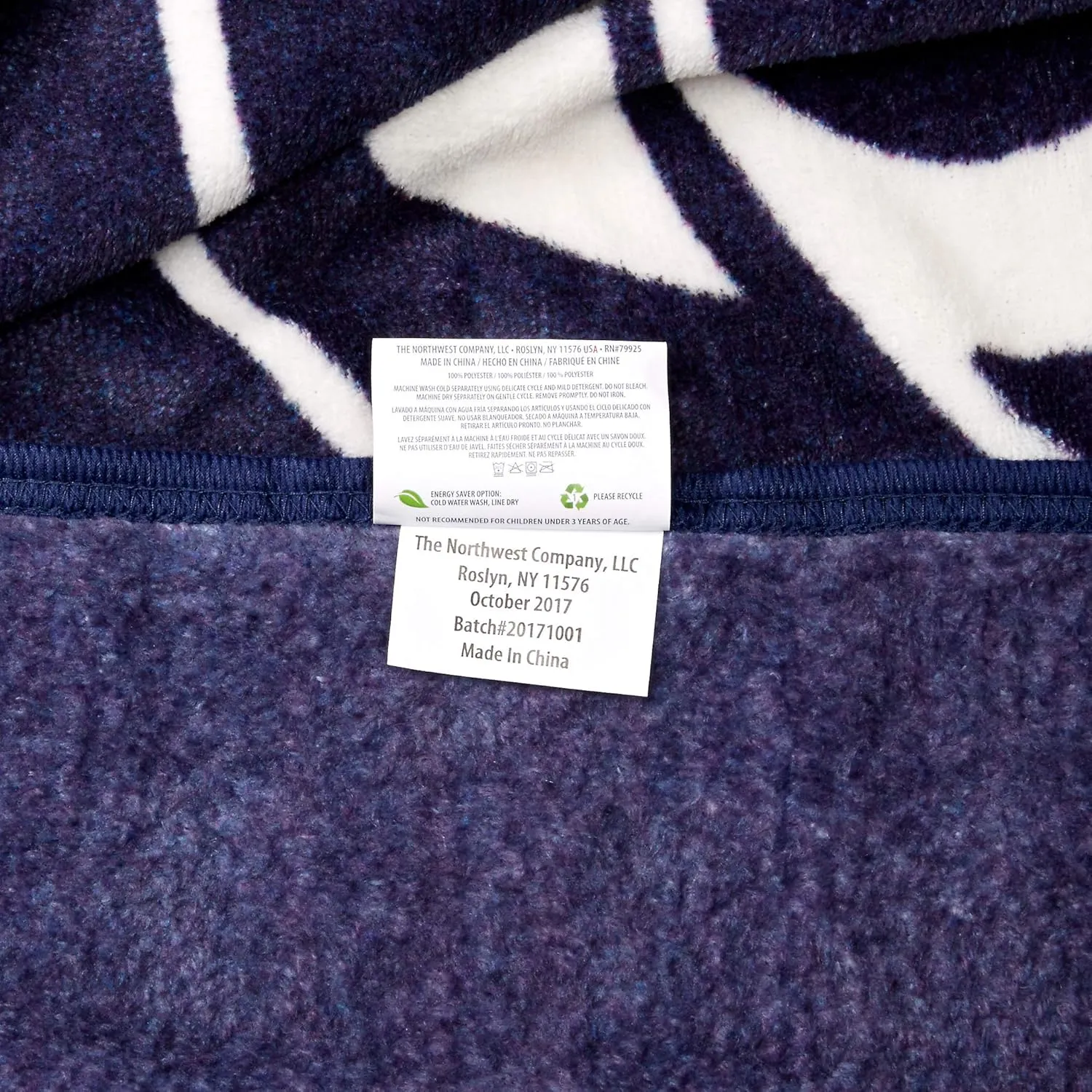 NORTHWEST NCAA Unisex-Adult Micro Raschel Throw Blanket