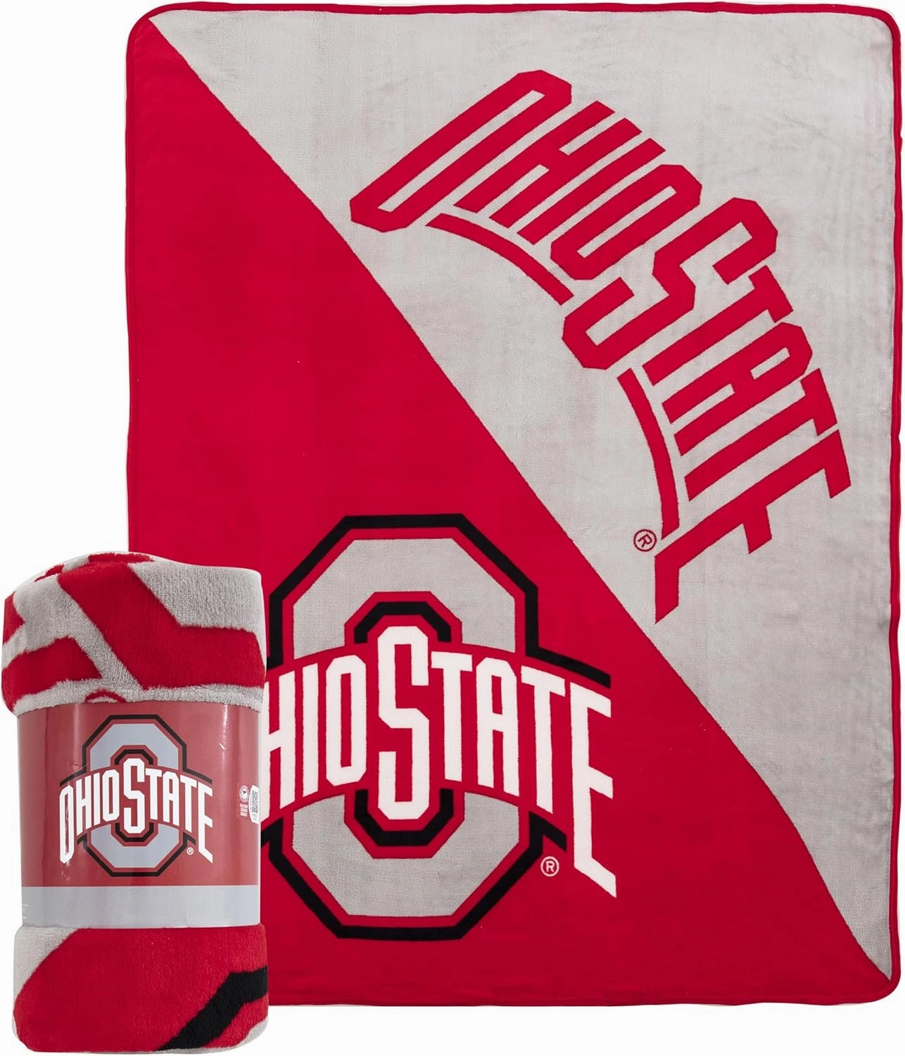 NORTHWEST NCAA Unisex-Adult Micro Raschel Throw Blanket