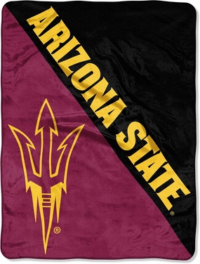 NORTHWEST NCAA Unisex-Adult Micro Raschel Throw Blanket