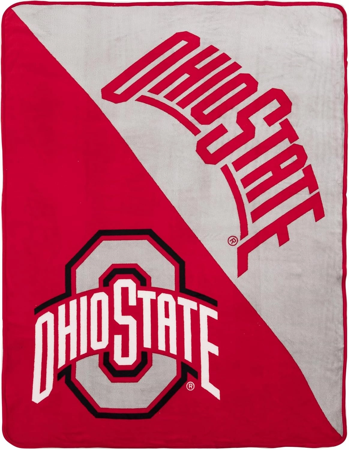 NORTHWEST NCAA Unisex-Adult Micro Raschel Throw Blanket