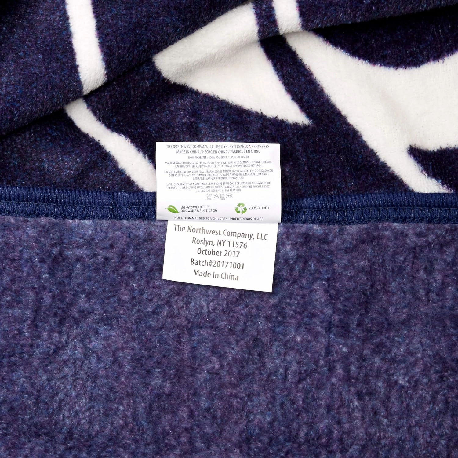 NORTHWEST NCAA Unisex-Adult Micro Raschel Throw Blanket