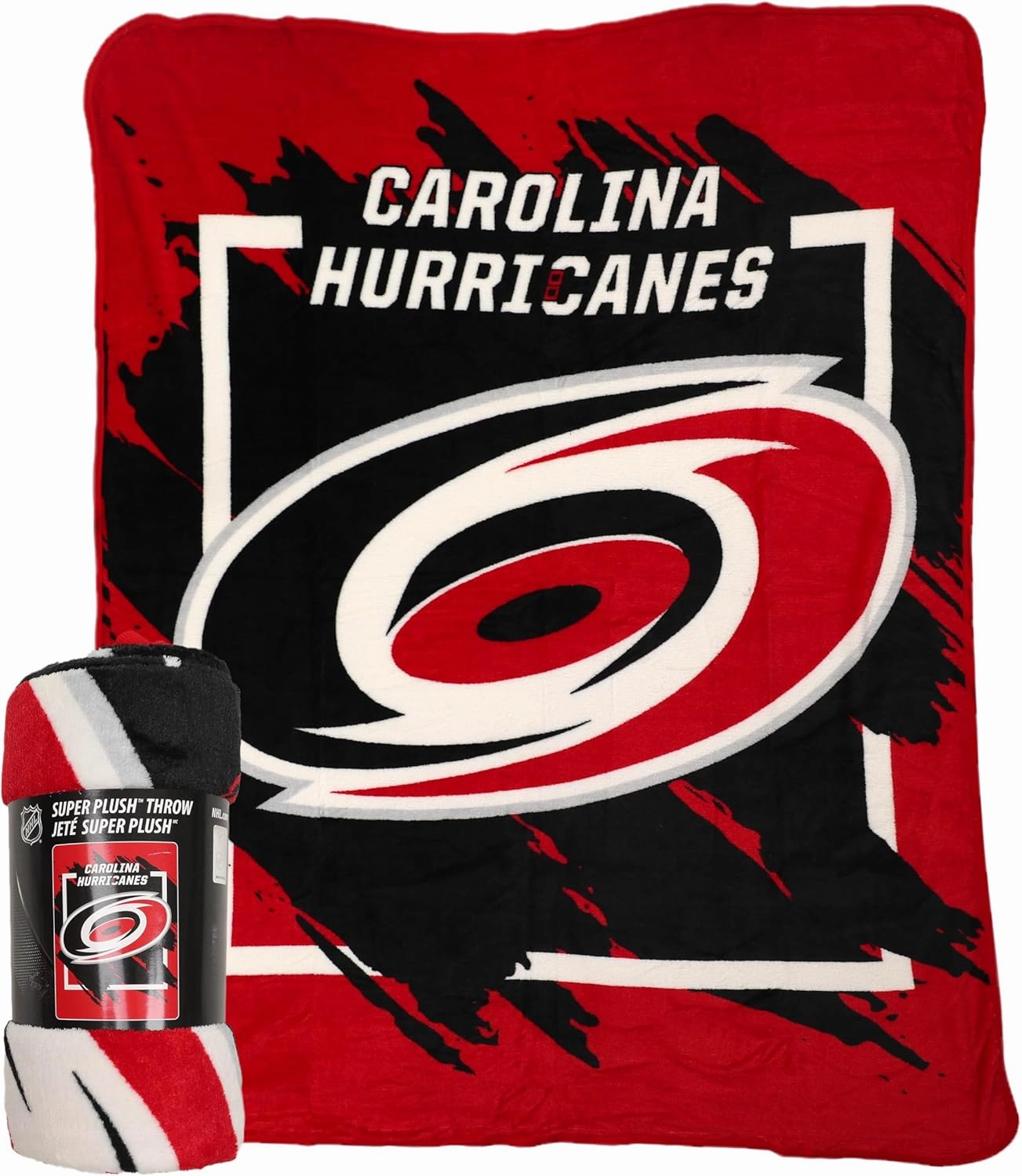 NORTHWEST NHL Unisex-Adult Micro Raschel Throw Blanket