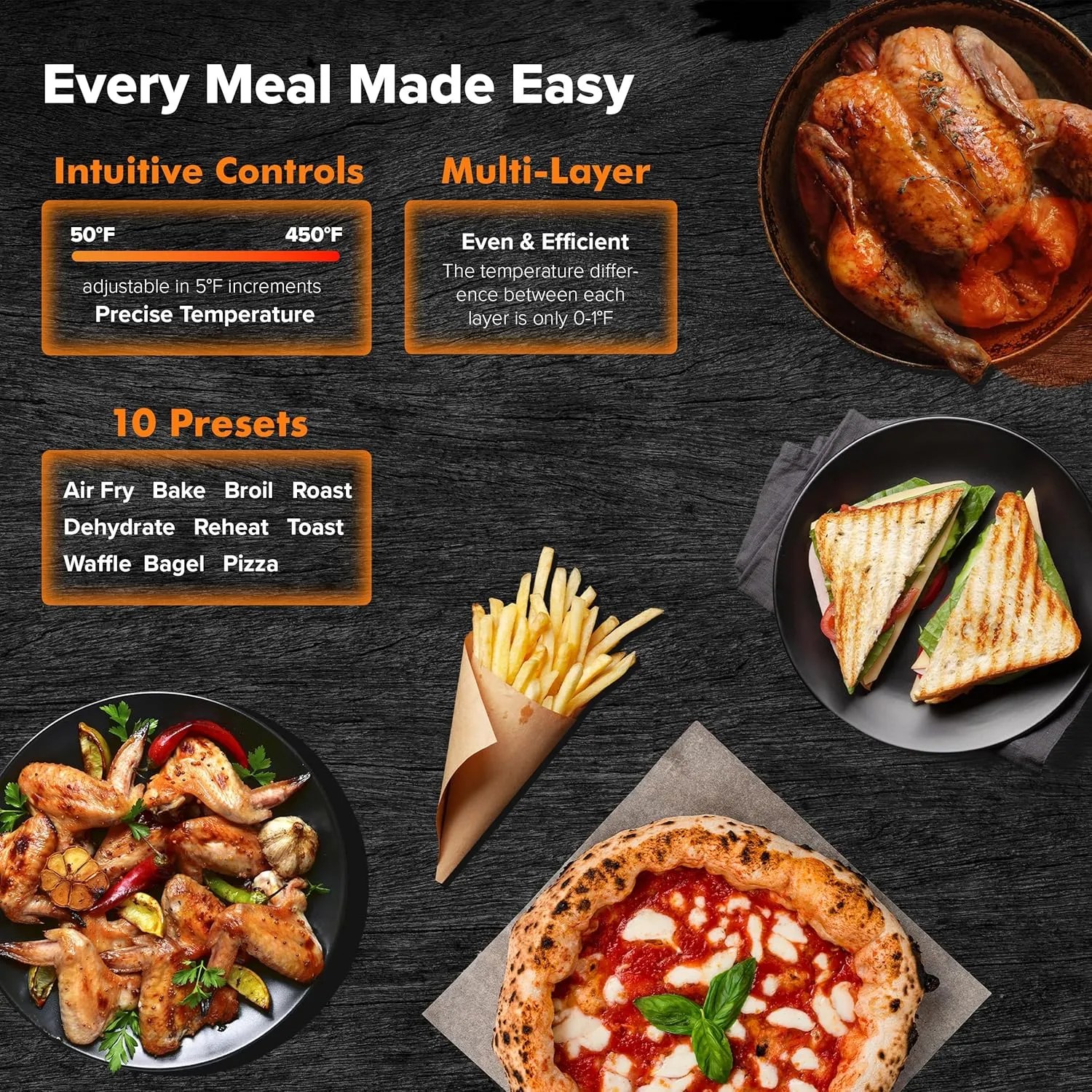 Nuwave Bravo Pro Smart 21QT Toaster Oven Air Fryer Combo, Convection Oven Countertop, 10 functions all in 1, with even & quick crisp technology, 50-450°F, 1800W, Mint Green