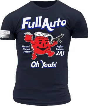 Oh Yeah! Full Auto Kool Guy Full Auto MP5 Premium Athletic Fit Super Soft 100% Ring Spun Cotton T-Shirt