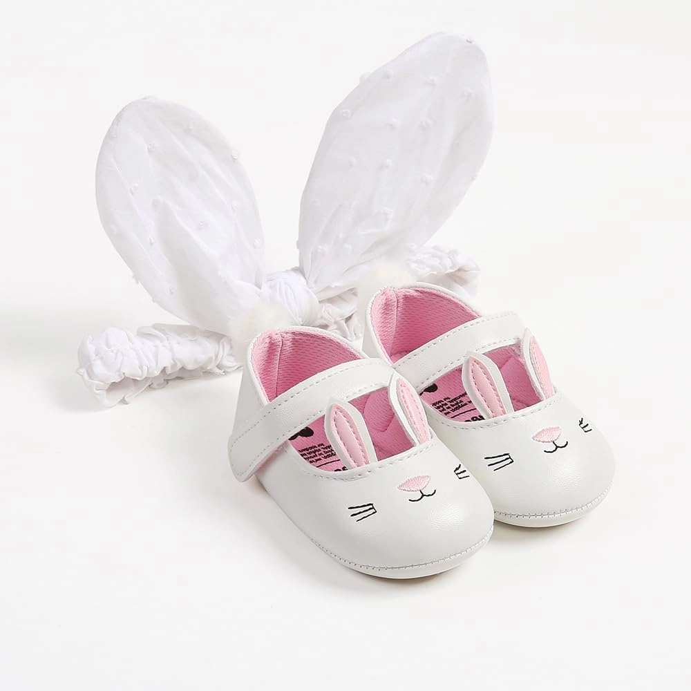 Ohwawadi Infant Baby Boys Girls Slippers Cozy Fleece Booties Soft Bottom Warm Cartoon Socks Newborn Crib Shoes