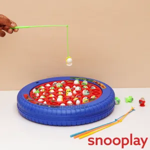 Original Avengers Musical Fishing Game with 45 Fishes & 4 Poles | Licensed Marvel Toy (2-5 Years)