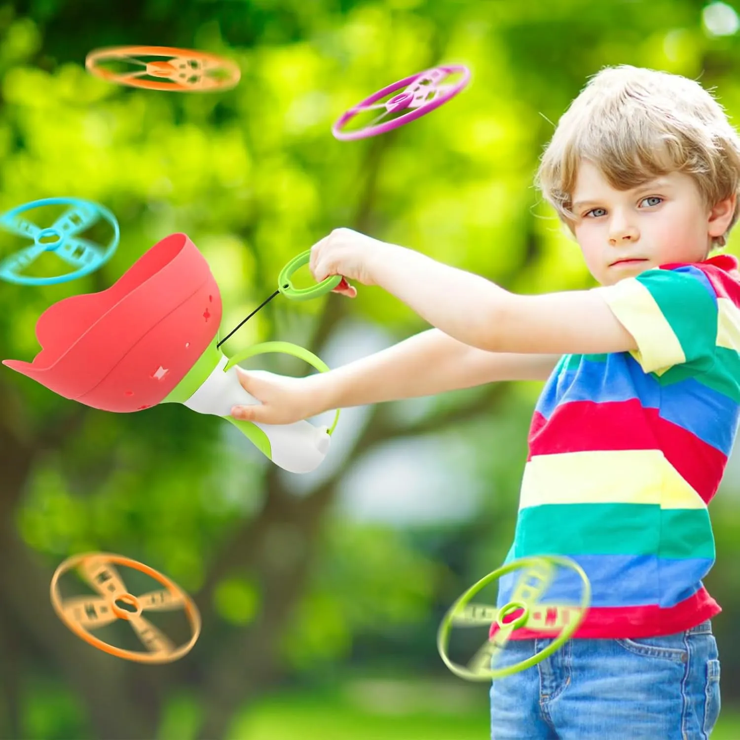 Outside Toys for Kids Ages 4-8 - Manual Capture Catching Game - Toddler Chasing Toy for Boys & Girls, Ages 3-7 - Outdoor Fun Family Games
