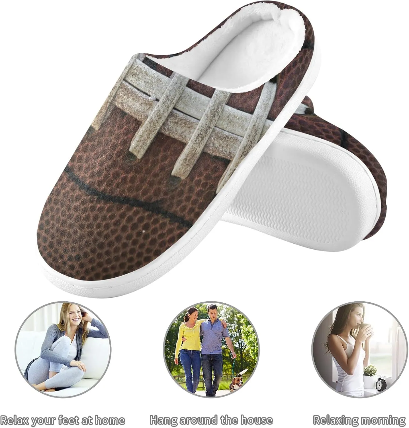 Oyihfvs Unisex Memory Foam Warm Slippers Comfort Soft Casual Shoes for Indoor Outdoor S-XXXL