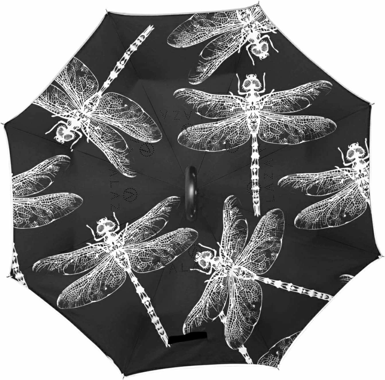 Oyihfvs Double Layer Inverted Umbrella, With C-Shaped Handle Windproof UV Proof Durable Parasol, For Men Women Outdoor Folding Rain Sun