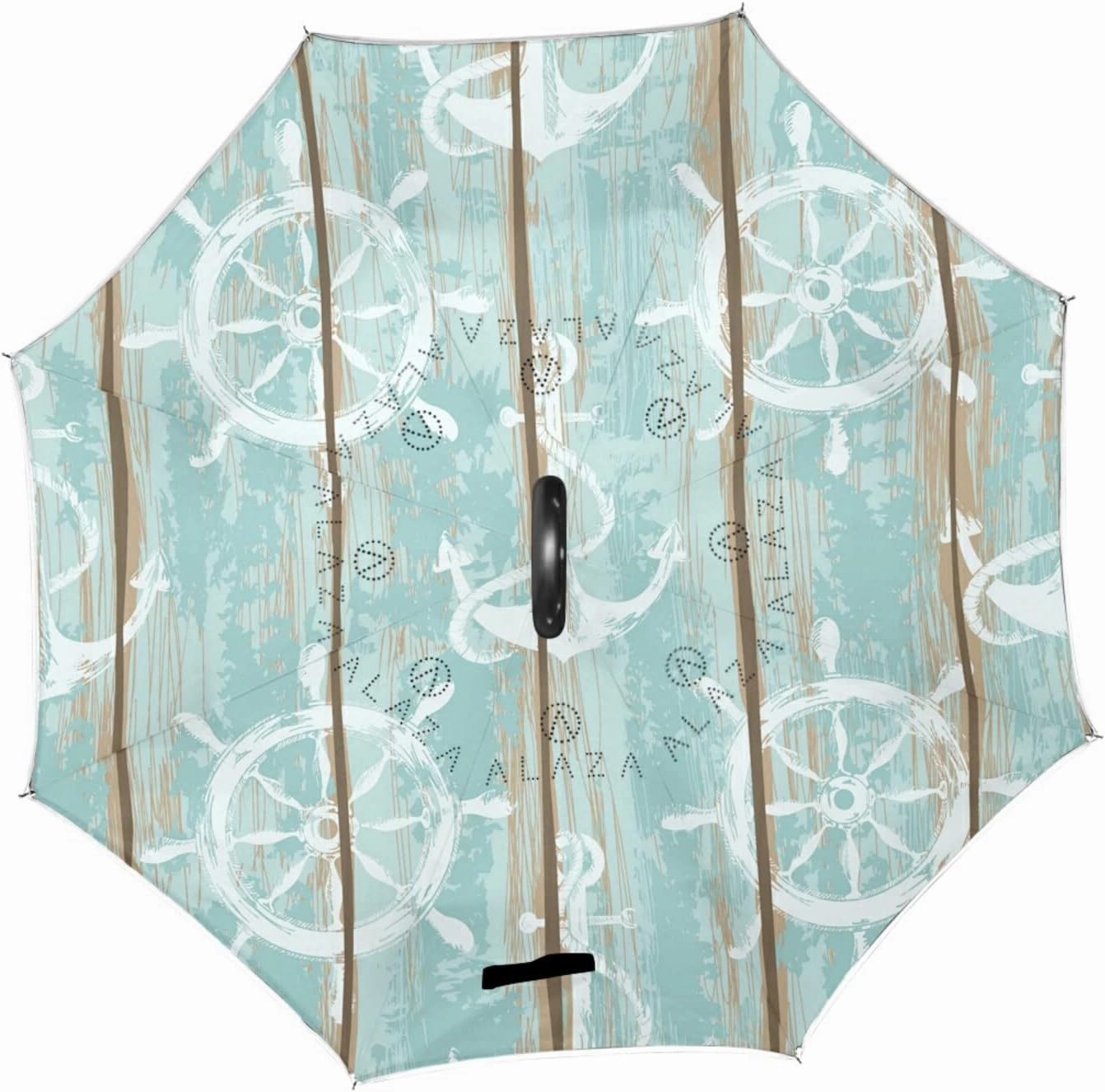 Oyihfvs Double Layer Inverted Umbrella, With C-Shaped Handle Windproof UV Proof Durable Parasol, For Men Women Outdoor Folding Rain Sun