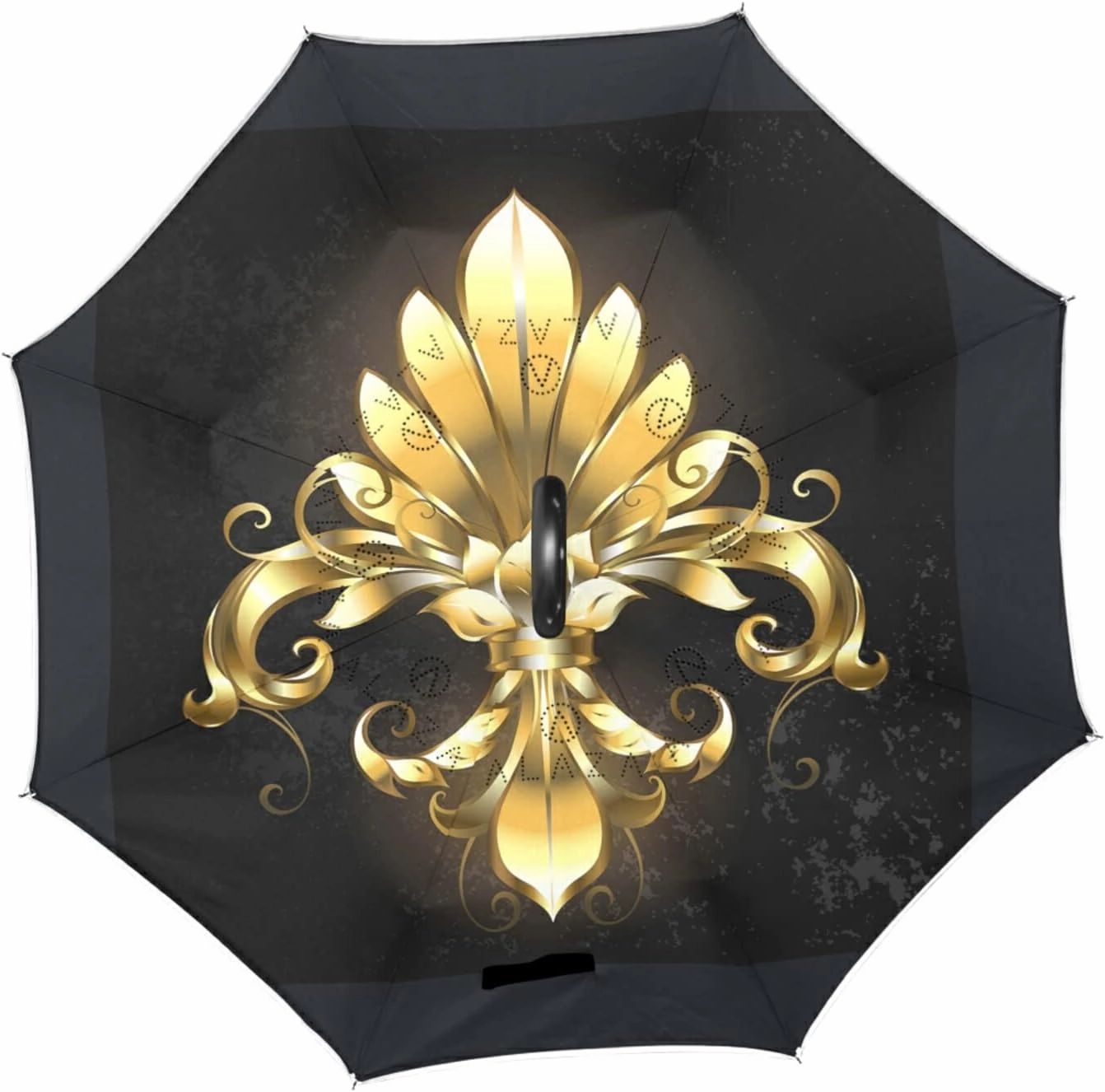 Oyihfvs Double Layer Inverted Umbrella, With C-Shaped Handle Windproof UV Proof Durable Parasol, For Men Women Outdoor Folding Rain Sun