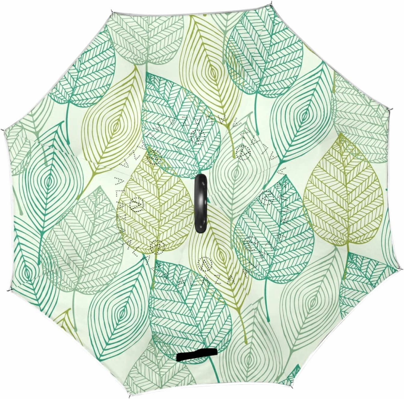 Oyihfvs Double Layer Inverted Umbrella, With C-Shaped Handle Windproof UV Proof Durable Parasol, For Men Women Outdoor Folding Rain Sun