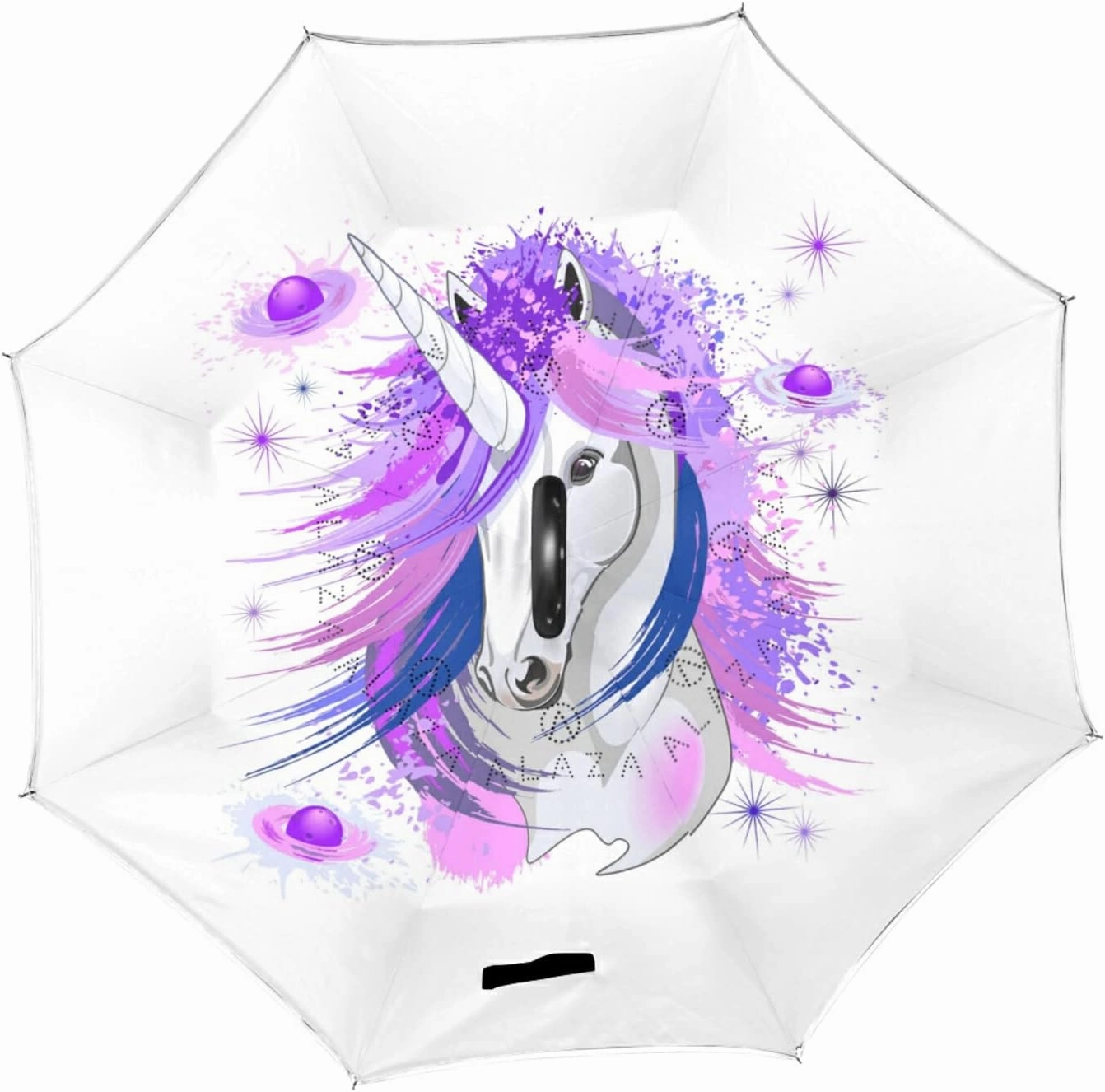 Oyihfvs Double Layer Inverted Umbrella, With C-Shaped Handle Windproof UV Proof Durable Parasol, For Men Women Outdoor Folding Rain Sun