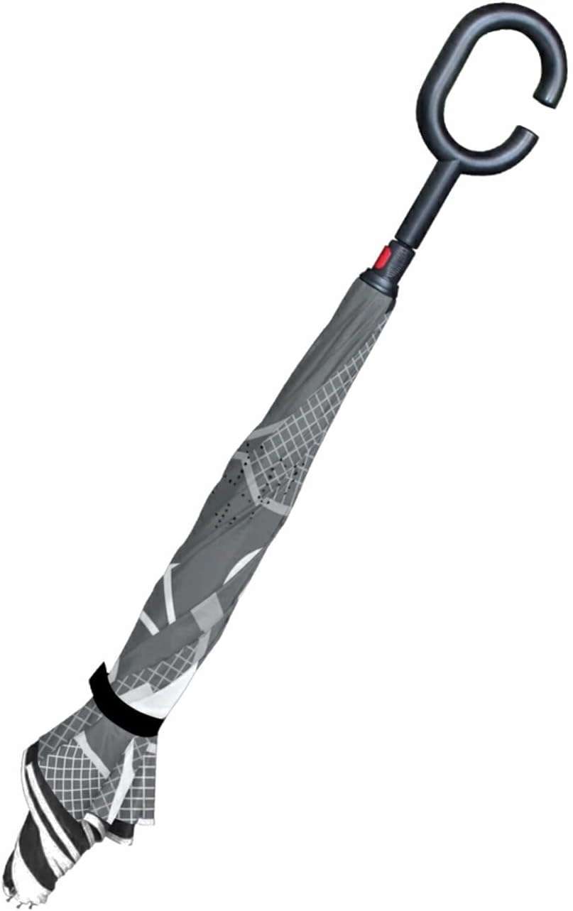 Oyihfvs Double Layer Inverted Umbrella, With C-Shaped Handle Windproof UV Proof Durable Parasol, For Men Women Outdoor Folding Rain Sun