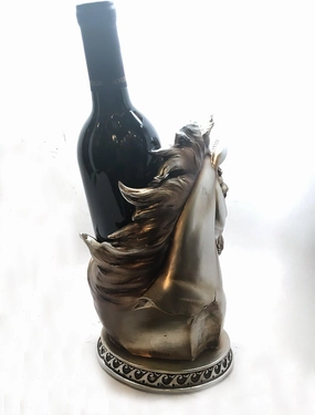 Pacific Giftware Mystical Unicorn Wine Bottle Holder Decorative Display Stand Fantasy Bar Decor 10.25 Inches Tall