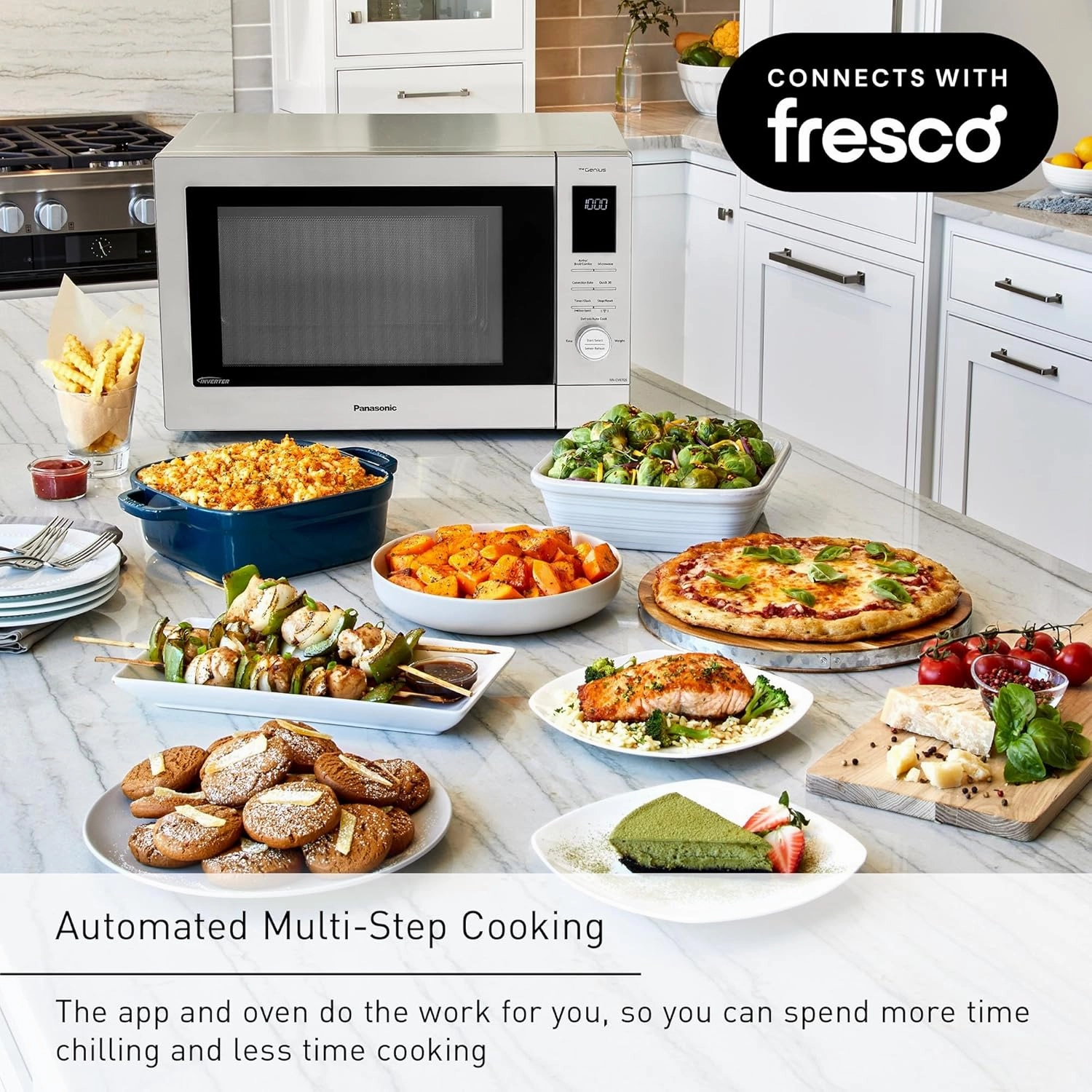 Panasonic NN-CV87QS Microwave Oven Countertop, Stainless Steel