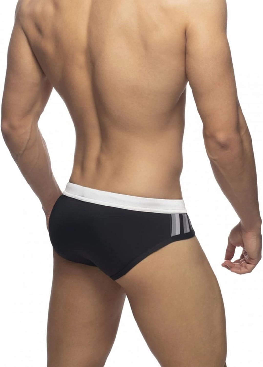 Panegy Mens Basic Classic Swim Briefs Padded Bikini Swimwear Triangle Swimsuit Bikini Bottoms Low Rise S-XXL
