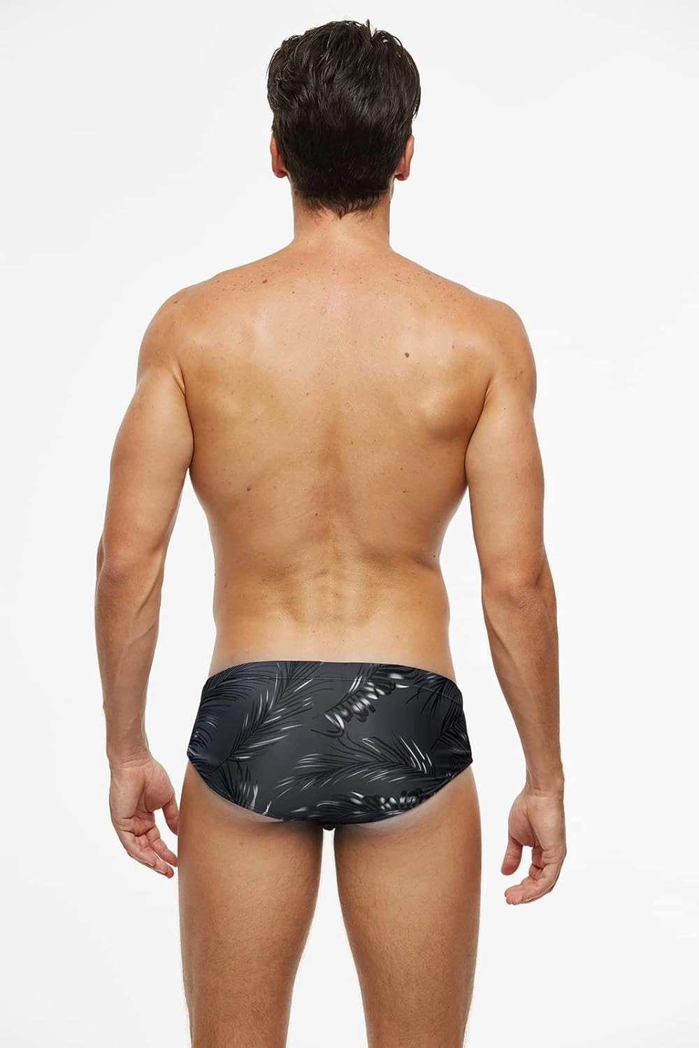 Panegy Mens Quick Dry Swimsuit Bikini Briefs Drawstring Low Rise Swim Bottoms with Removable Pad M-3XL