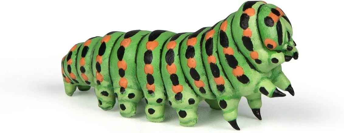 Papo -Hand-Painted - Figurine -Wild Animal Kingdom - Caterpillar -50266 -Collectible - for Children - Suitable for Boys and Girls- from 3 Years Old