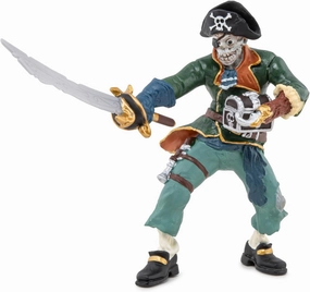 Papo - Hand-Painted - Fantasy - Zombie Pirate - 39483 - Collectible - for Children - Suitable for Boys and Girls - from 3 Years Old