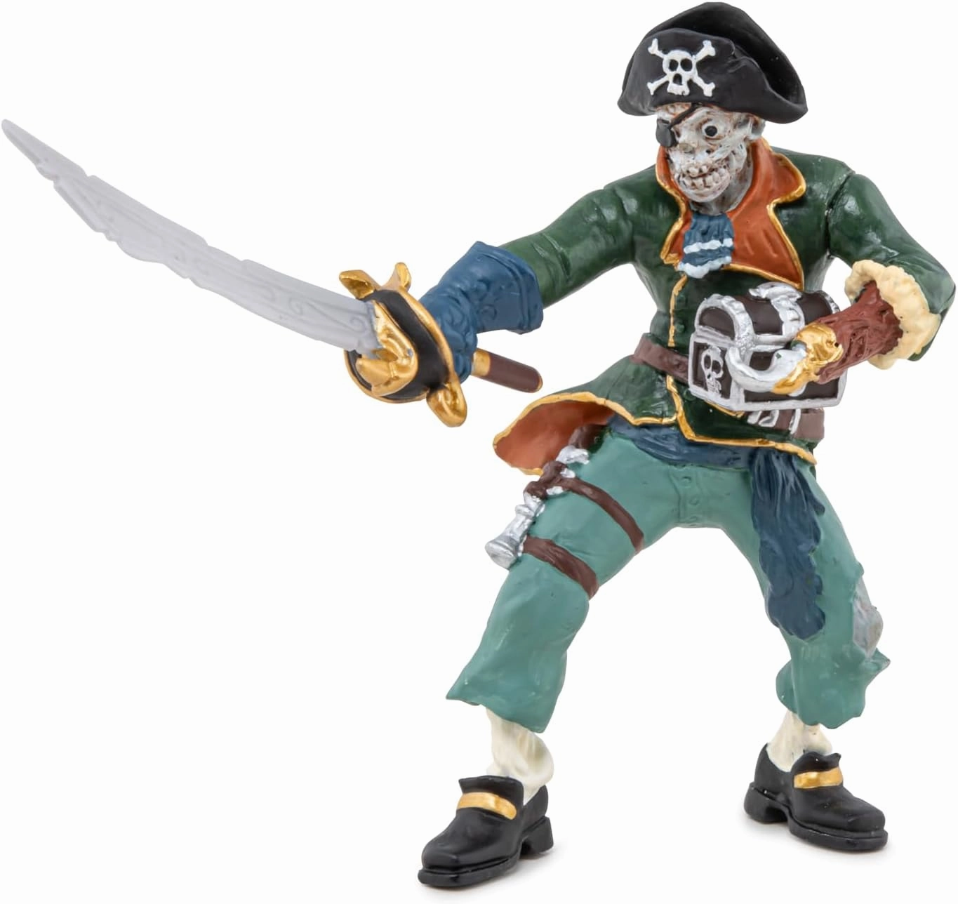 Papo - Hand-Painted - Fantasy - Zombie Pirate - 39483 - Collectible - for Children - Suitable for Boys and Girls - from 3 Years Old