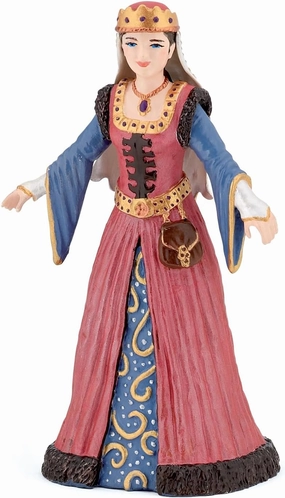 Papo -Hand-Painted - Figurine -Medieval-Fantasy -Medieval Queen -39048 - Collectible - for Children - Suitable for Boys and Girls - from 3 Years Old