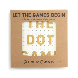 Party Games Coaster Set - Tic-Tac-Toe