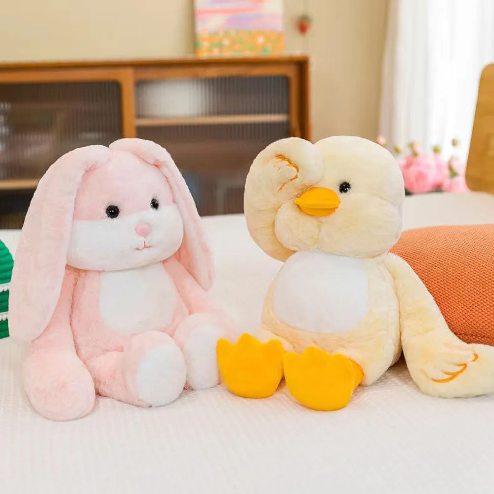 Peek A Boo Frog Duck Bunny Plush Toy