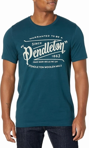PENDLETON Men's Short Sleeve Archive Logo Graphic T-Shirt