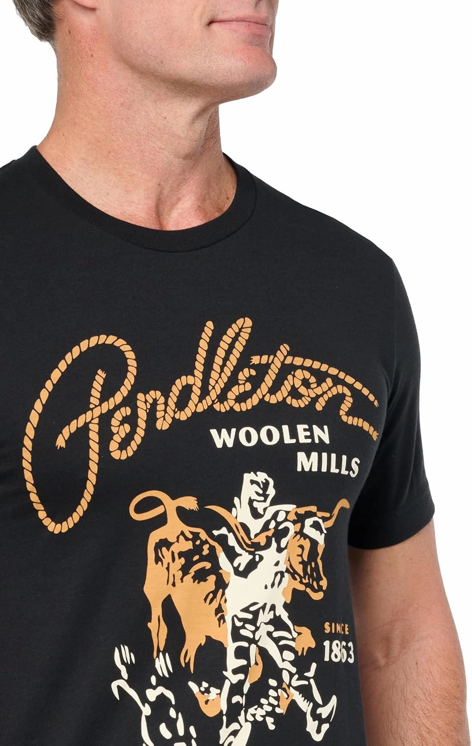 PENDLETON Men's Steer Rodeo Graphic Tee