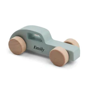 Personalized Name Wooden Toy Car, Childlike Behavior Wooden Car for Toddler, Christmas Gift, Baby Wood Cars for Kids, Boys, & Girls.