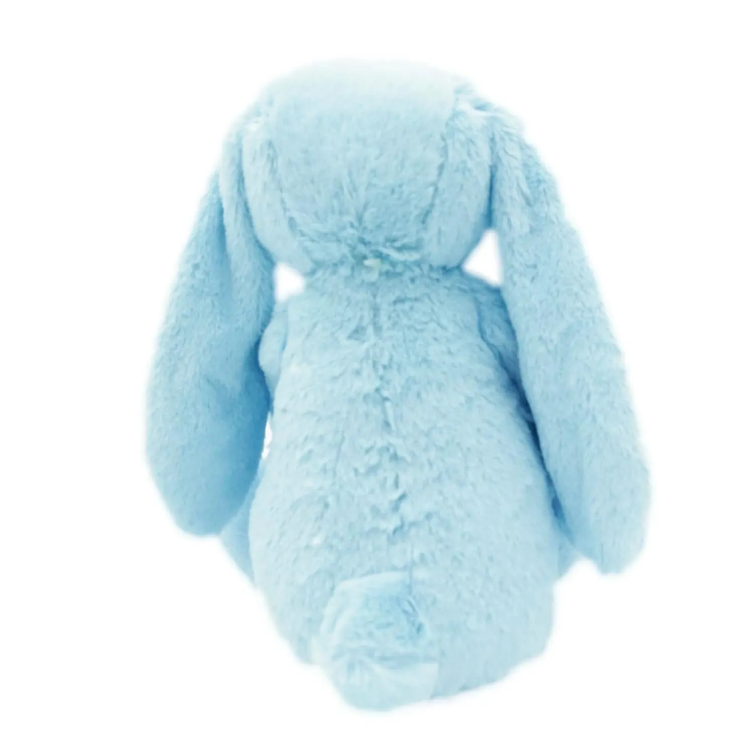Personalized Super Soft Plush Bunny - Stuffed Animal Toy for Kids - Custom Gift with Embroidered Name on Ear for Easter, Baby Shower Gift (medium, blue)