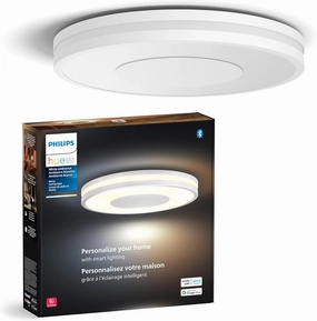 Philips Hue Being Ceiling Light, White - White Ambiance Warm-to-Cool White Smart LED Light - 1 Pack - Control with Hue App - Compatible with Alexa, Google Assistant, and Apple Homekit