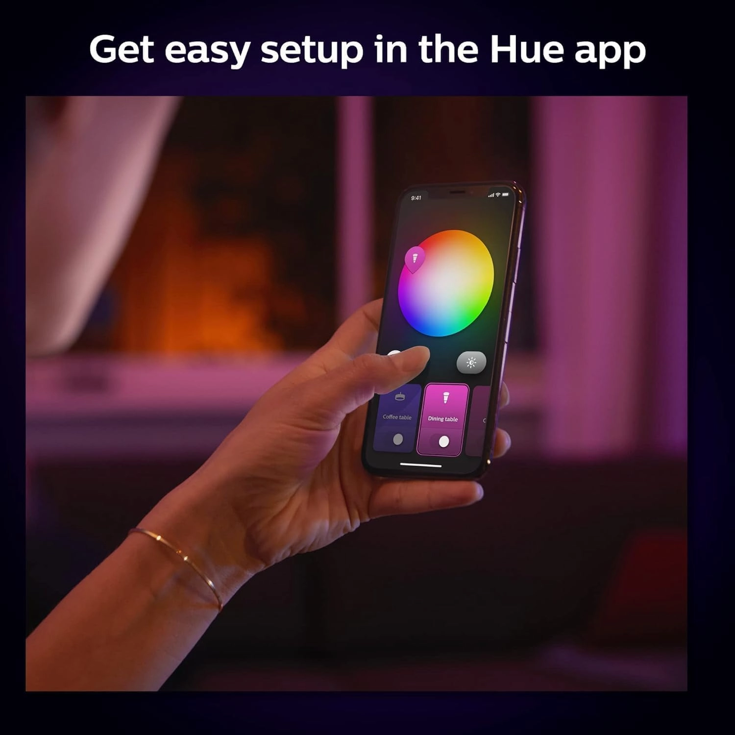 Philips Hue Smart Slim 5/6 Inch LED Downlight - White and Color Ambiance Color-Changing Light - 6 Pack - 1200LM - Indoor - Control with Hue App - Works with Alexa, Google Assistant and Apple Homekit