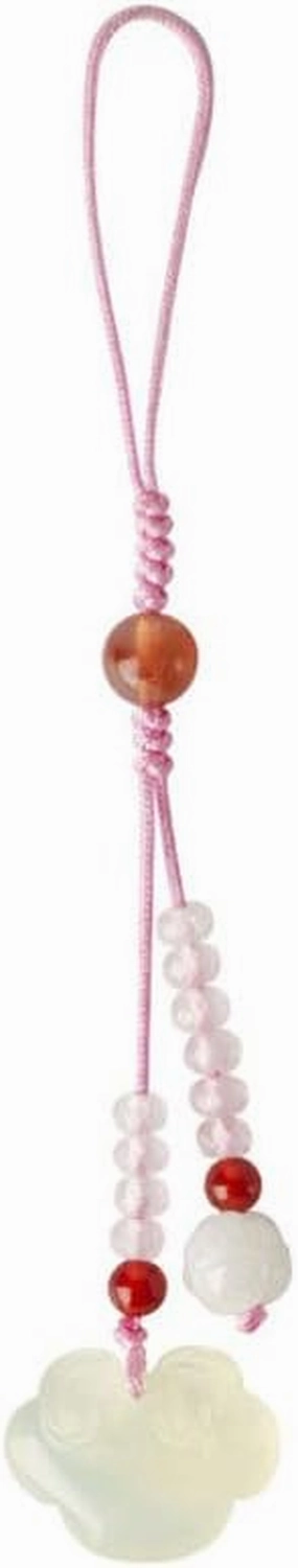 Phone Charm Key Chain Chinese Style Hsiuyen Jade Pendant Delicate Bag Keyring Strap Wrist Lanyard Hanging Ornament