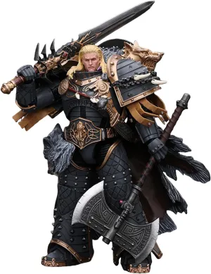 Pipigirl JoyToy 40K Genuine License 1:18 Action Figure, Space Wolves Leman Russ Primarch of The VIth Legion, 7.08 inch Collectible Action Figures Kits