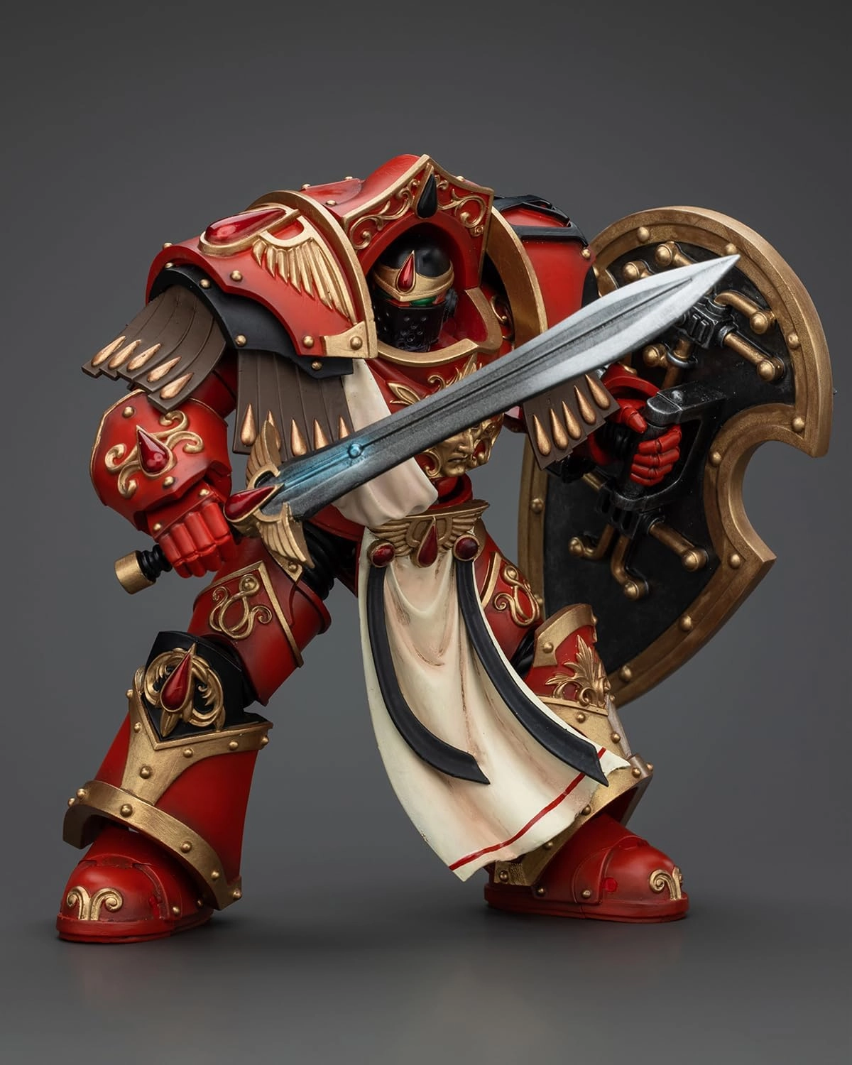 Pipigirl JoyToy 40K Genuine License 1:18 Action Figure, Blood Angels Crimson Paladins Squad Crimson Paladin 3, 5.35inch Collectible Action Figures