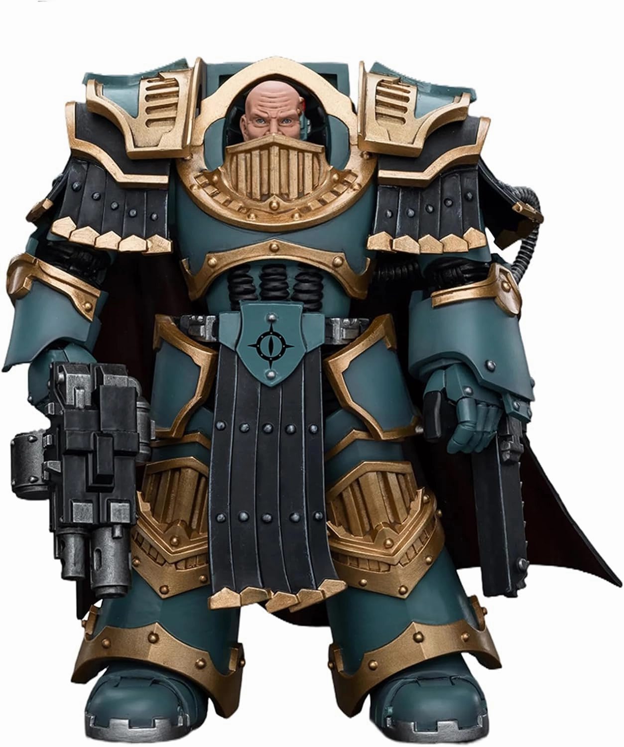 Pipigirl JoyToy 40K Genuine License 1:18 Action Figure, Sons of Horus Legion Praetor in Cataphractii Terminator Armour, 5.55 inch Collectible Action Figures Kits