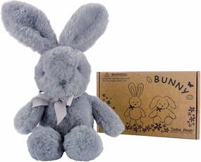 Plush Stuffed Animals Toys Soft and Cuddly Great Christmas Easter Birthday for Toddlers Kids and All Ages (Grey Bunny)
