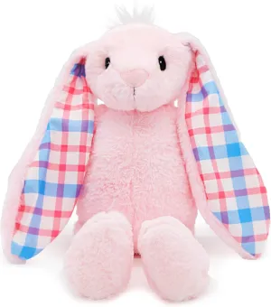 Plushible Easter Bunny Stuffed Animal, 18" (Pink) - Plush, Soft Embroidered Stuffed Bunny Toy for Kids, Newborns, Boys & Girls, Cuddly and Adorable Plush Toys