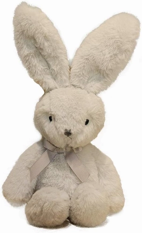 Plushland Easter Stuffed Bunny Animal Soft Lovely Realistic Wild Rabbit Plush Toy for Boys Girls Kids, Easter Decorations Basket Stuffers Gifts 12 Inch