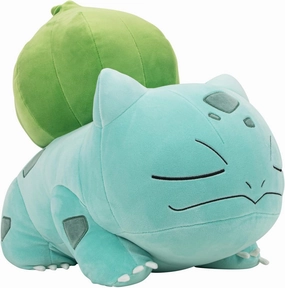 Pokemon Bulbasaur Sleeping Plush - 18-Inch Premium Plush in Sleeping Pose
