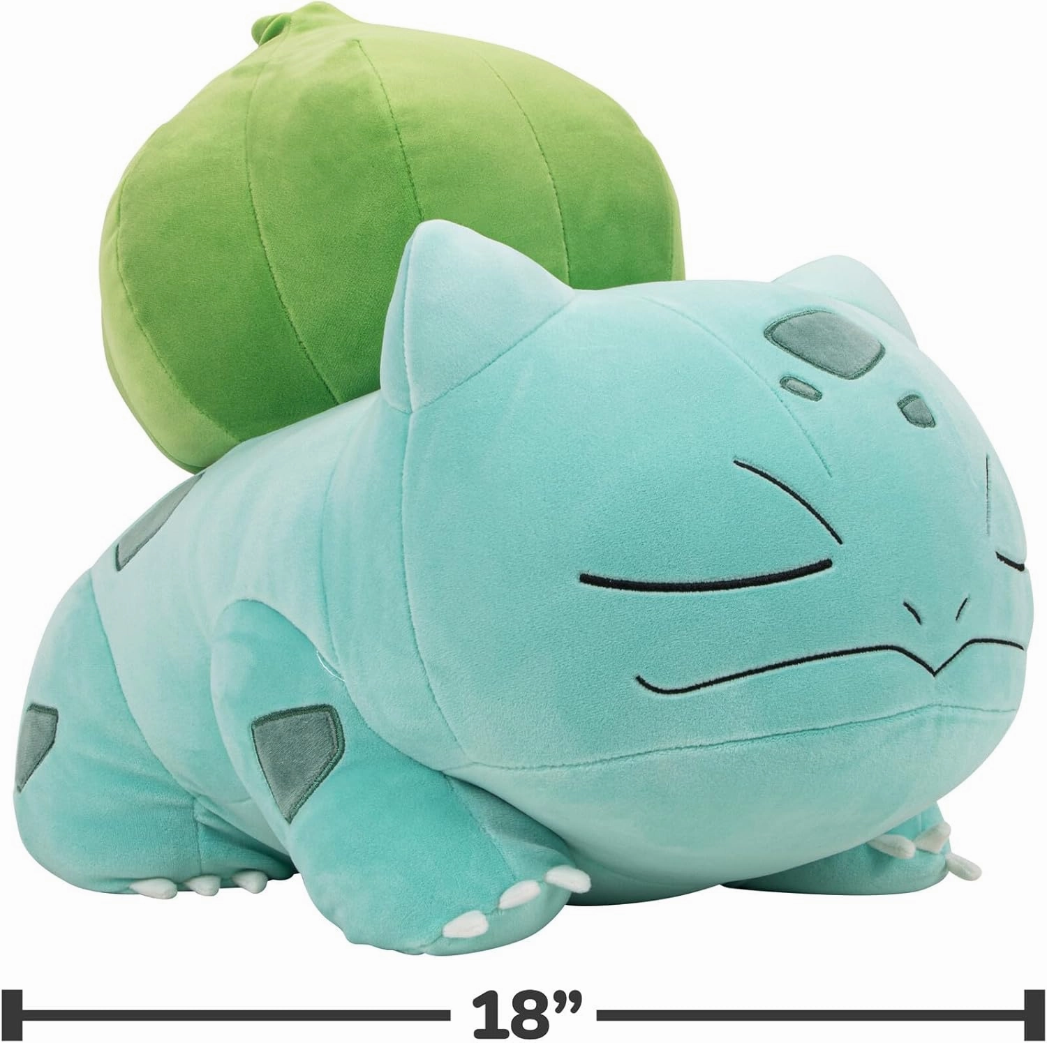 Pokemon Bulbasaur Sleeping Plush - 18-Inch Premium Plush in Sleeping Pose