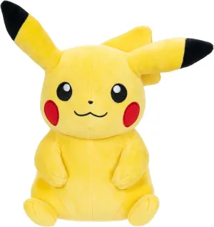 Pokémon PKW3725-30cm Plush - Pikachu, Official Plush
