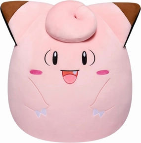 Pokémon Bandai Squishmallows Soft Toy 50 cm – Melofairy (Clefairy) – Large Ultra-Soft Plush – Officially Licensed Giant Melofy Soft Toy – JWS00048