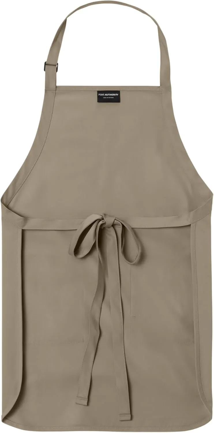 Port Authority Full-Length Two-Pocket Bib Apron