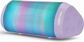 Portable Bluetooth Speaker Wireless, HD Stereo Sound with LED Lights, TWS Surround Dual Pairing, BT 5.3/AUX, for Outdoor Camping Party Home, Electronics Gadgets, Birthday Holiday Gfits for Him Her
