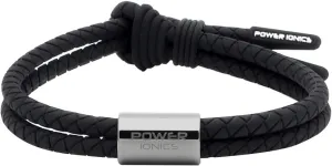 Power Ionics Balance Bracelets for Men – Protection Silicone Bracelets with Rose Gold or Gun Gray Stainless Streel Ring, Available in Black, Gray, Red, 26cm, Suitable for 12-23cm Wrist Size