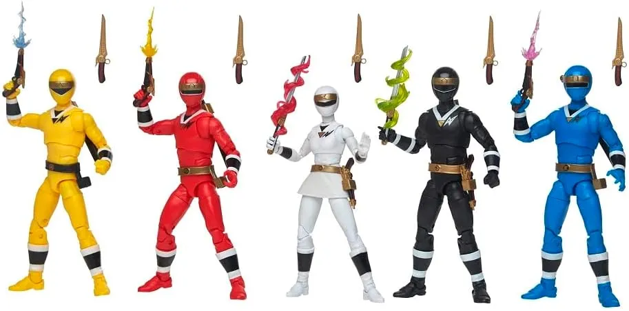 Power Rangers Lightning Collection 5-Pack Alien Rangers of Aquitar 6-inch Action Figures, Toys Kids Ages 4 and Up (Amazon Exclusive)
